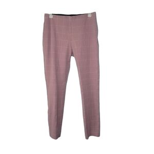 a new day Stretch Skinny Pale Plum Plaid Women's Dress Pants Size 6